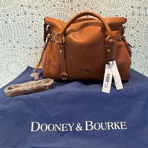 Dooney & Bourke Tan Leather Satchel Large